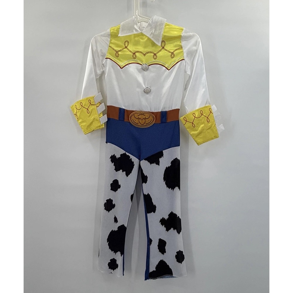 Disney Pixar Toy Story 4 Jessie Costume Jumpsuit Cowgirl Halloween S 4-6 No Hat